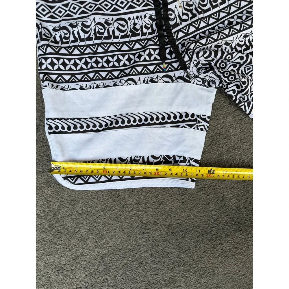 Hurley Phantom Cryptik Board Shorts Mens 33 Black White Tribal Geometric Swim